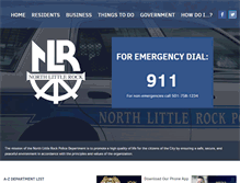 Tablet Screenshot of nlrpolice.org